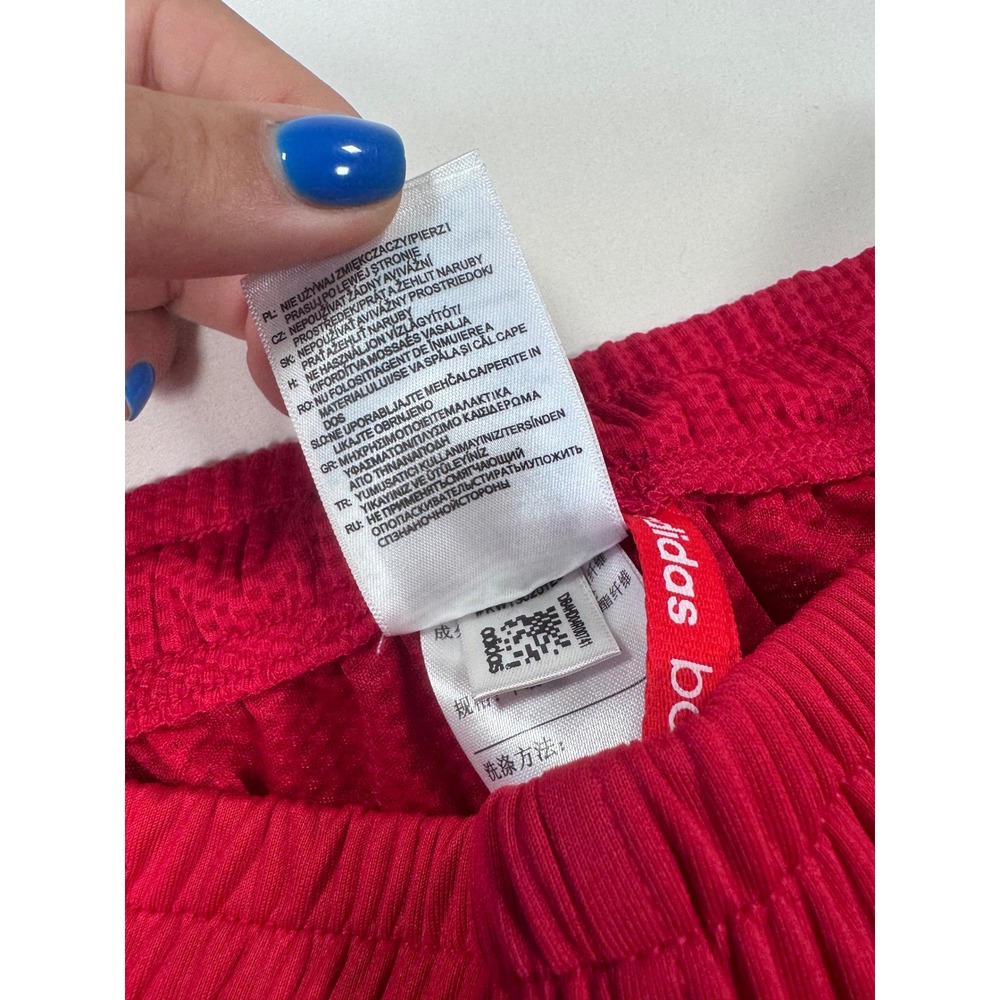 Adidas Badminton Pants Climacool Red Stripe M Athletic Gym Tracksuit Streatwear - Picture 5 of 11
